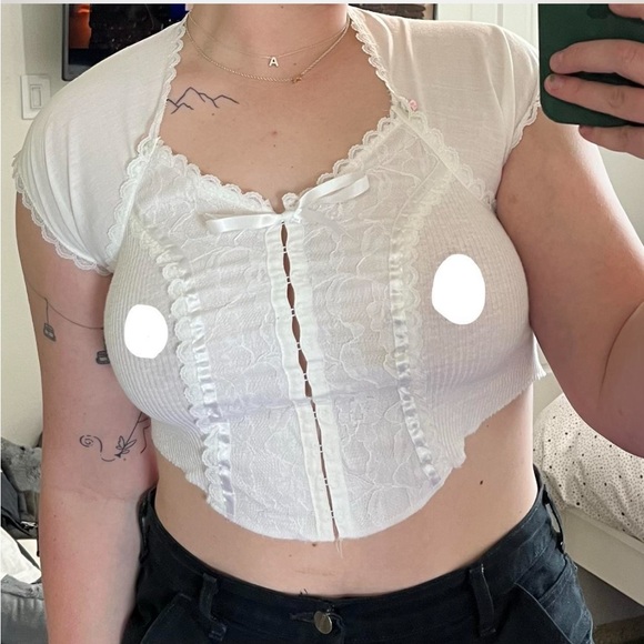 🎀 Dainty Cottage Corset Top - Picture 6 of 6